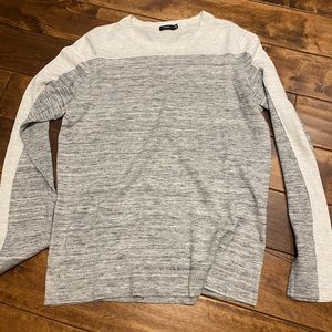 Men’s Vince Grey colorblock sweater size small